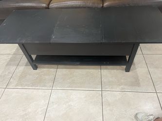 Black coffee table