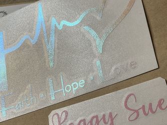 Holographic Custom Decals!