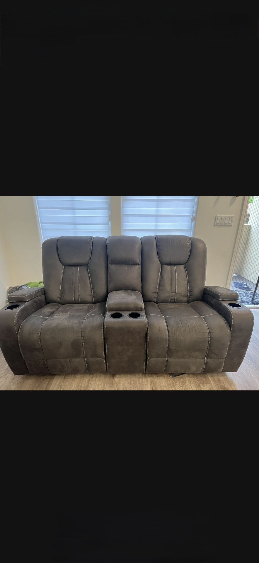 Viking Manual Recliner / Rocker Loveseat