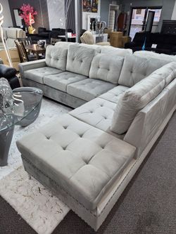 🍀🍀 Sofá Sectional Grey 