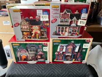UPDATED FRIDAY 9/18…Collection Of Lemax Ceramic Sets