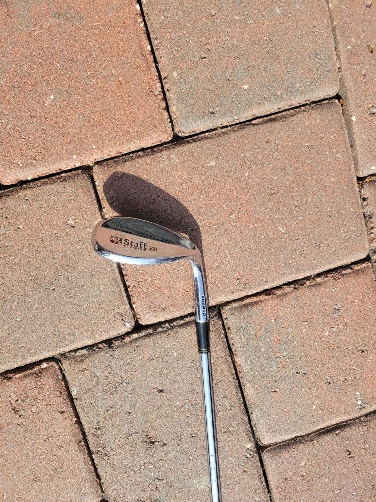 Wilson Staff Midsize RM lob wedge Stiff Flex Steel Very Nice!! S300 shaft nice grip