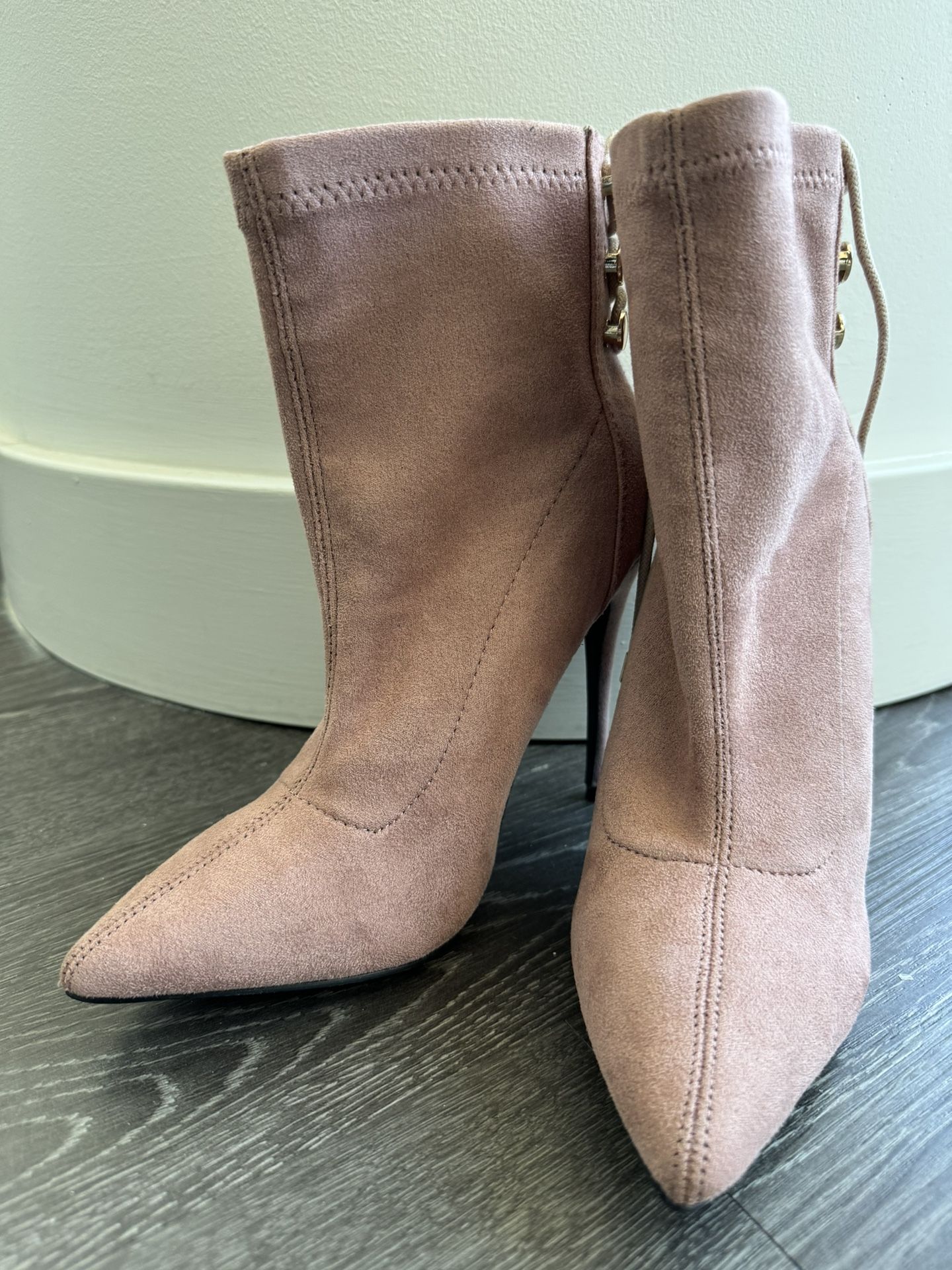 Pink Short Boots