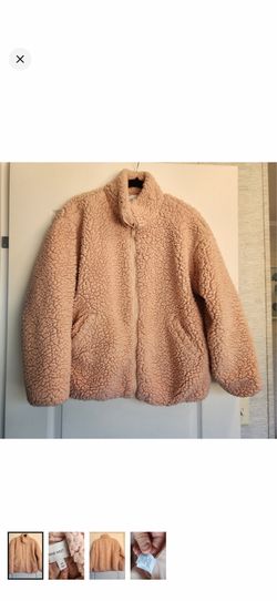West Women's Teddy Jacket in Soft Pink Size M