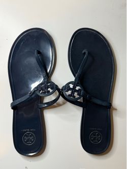 Tory Burch Sandals - Navy Blue size 9