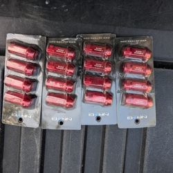New NRG Red Honda Lug Nuts 12x1.50