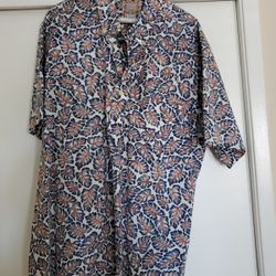 Reyn Spooner Commemorative Classics Hawaiian Shirt XXL Cotton/Polyester