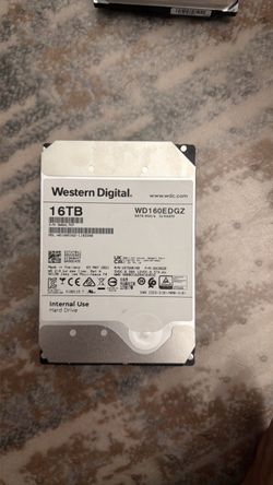 16Tb western digital hard drive