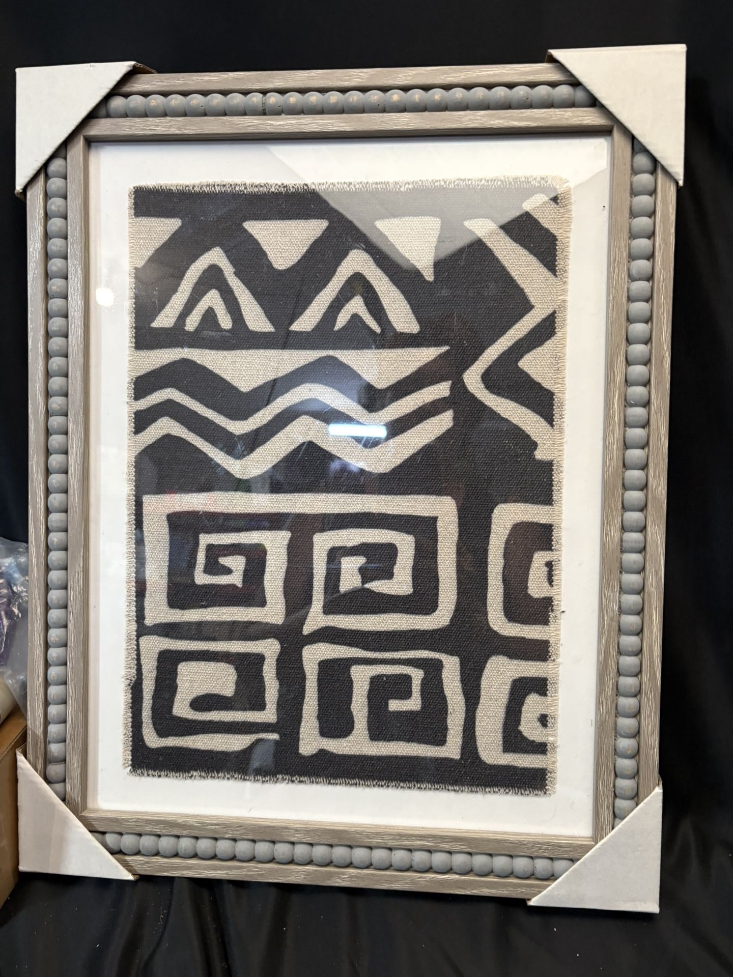 Modern Framed Art Burlap Target New