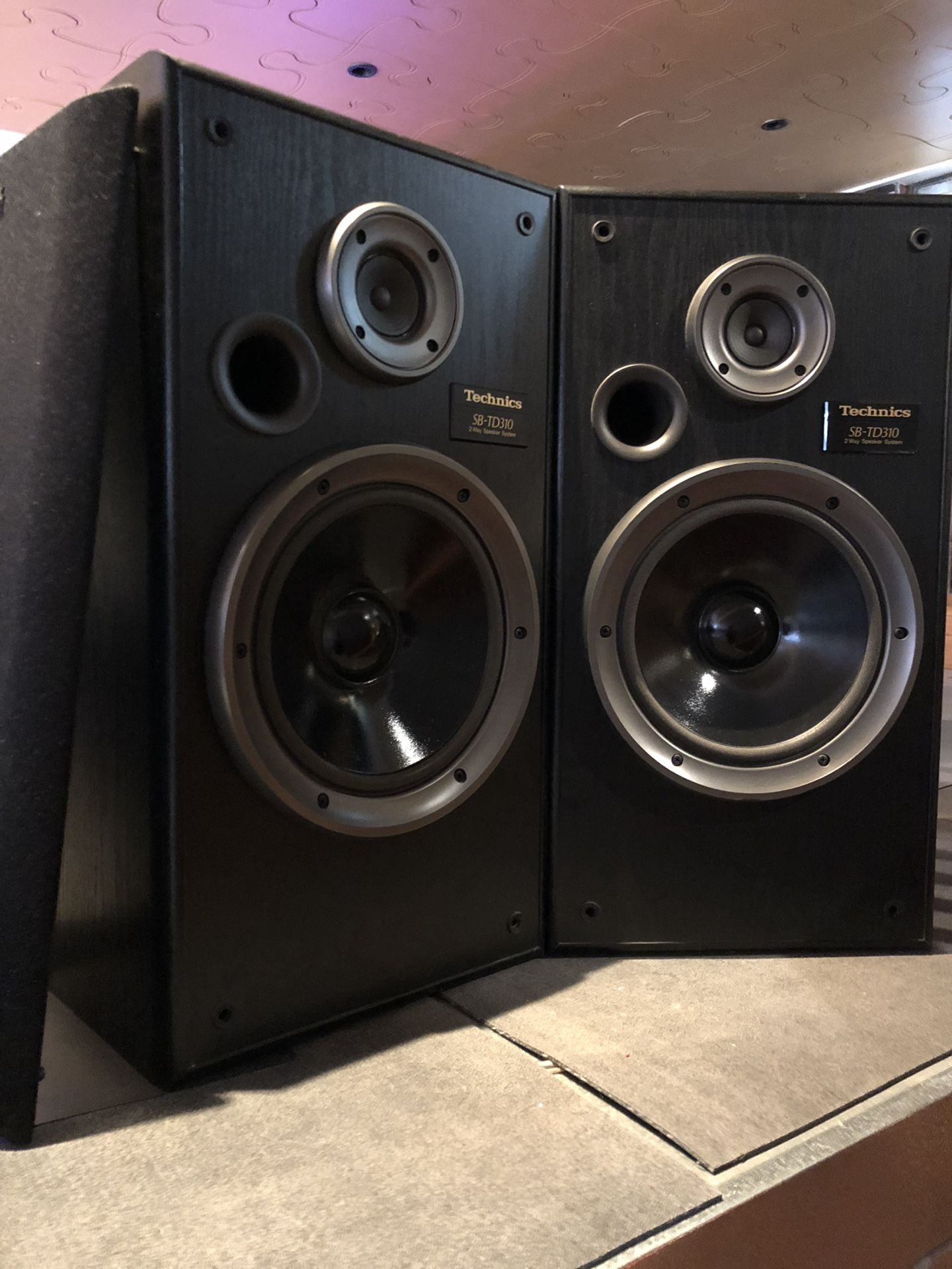 Technics 2-Way Speaker 昭和レトロ Technics SB-LV305 vintage tower speakers 10