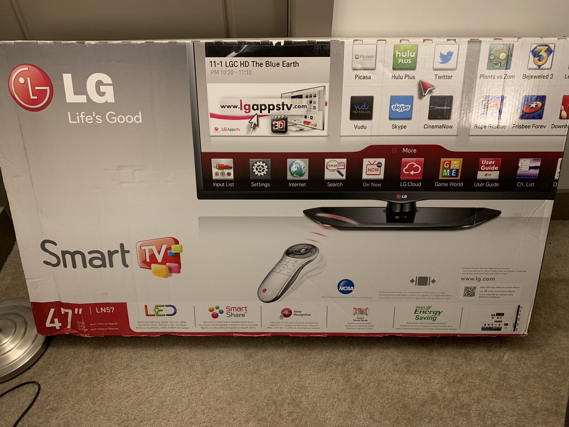 47 inch LED LG SMART TV