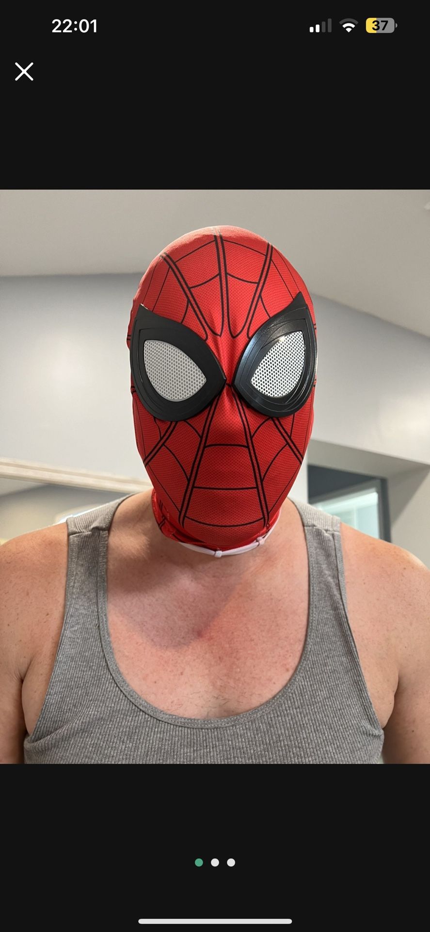 New Spiderman Mask Halloween Costume Cosplay Balaclava Hood Adult Kid