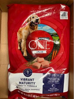 Purina dog food Vibrant Maturity 16lbs