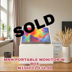 MNN PORTABLE MONITOR W/ BOX M156F01