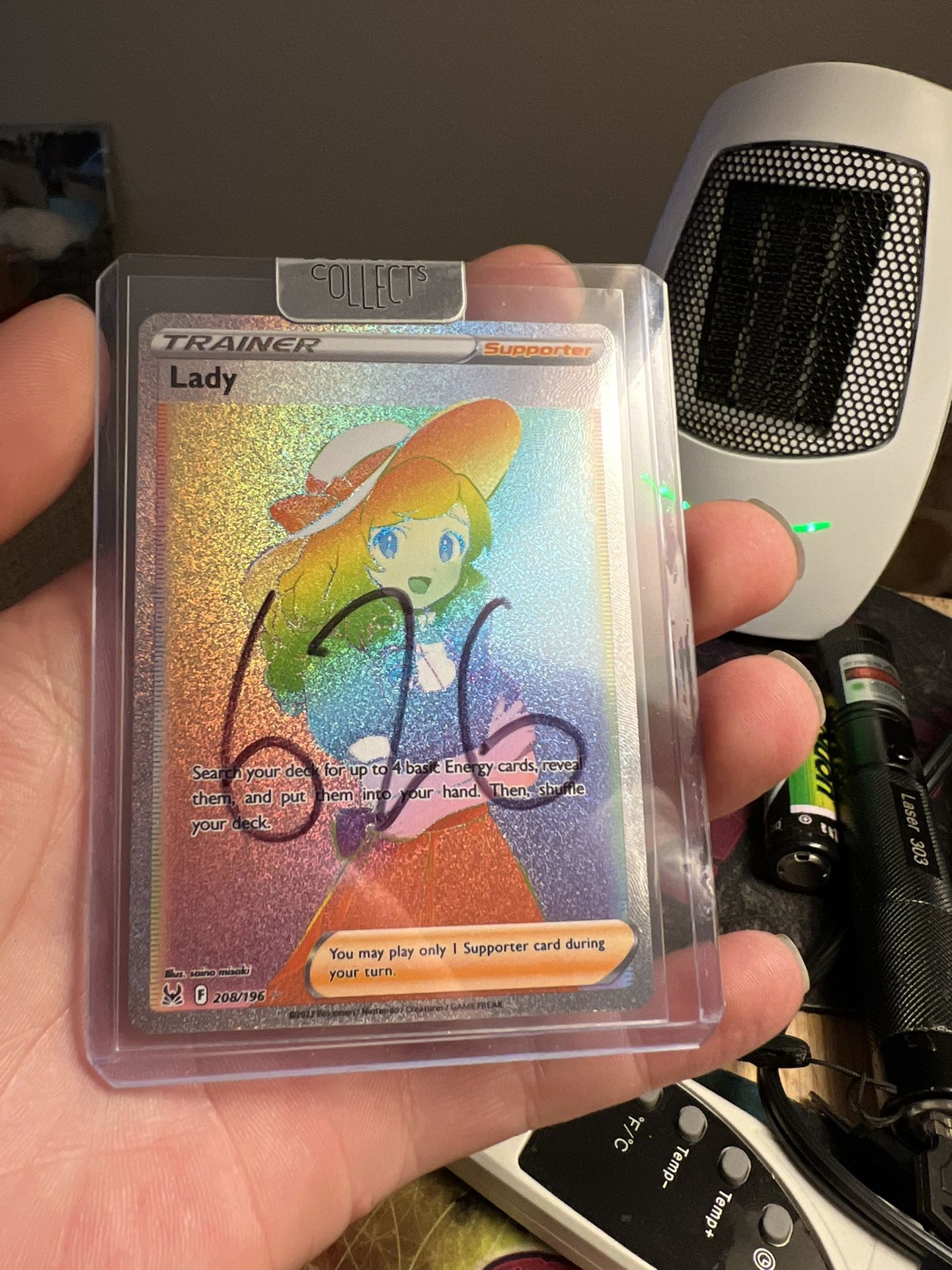 Lady Trainer Card Pokemon