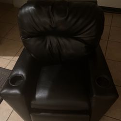 Children’s Leather Chair Recliner