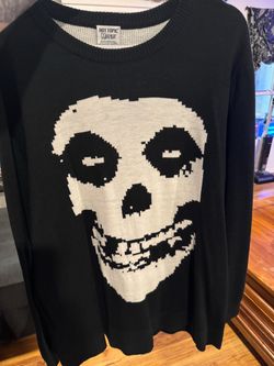 Misfits I Want Your Skull Knit Girls Sweater XL