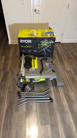 RYOBI 15 Amp 10 in. Expanded Capacity Table Saw with Rolling Stand (RTS23)