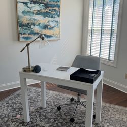 Modern White Office Desk