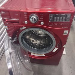LG front load wash machine works.Good 30 day, warranty stainless steel.I fix and sell washers and dryers