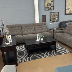 FINAL SALE!! Sofa And Loveseat With Recliners 
