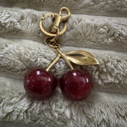 New Large Alloy Cherry Keychain / Unbranded 