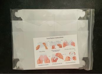 40 pc Foldable Plastic Gift Boxes 10 x 5 x 2 in