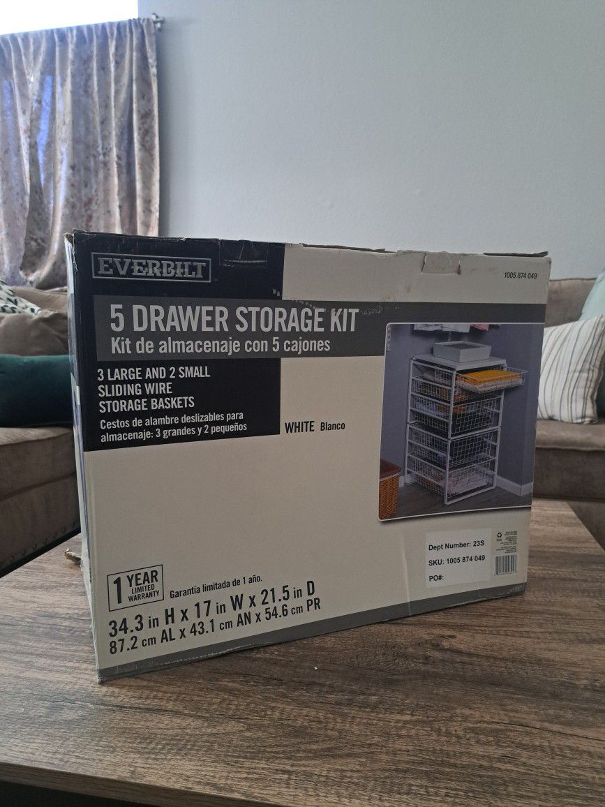 Everbilt 5 Drawer Storage Kit