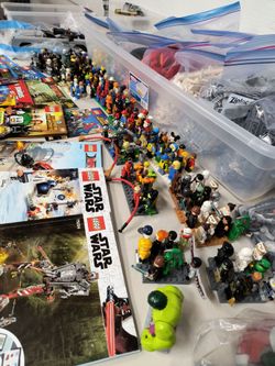 Lego Minifigure, sets and Parts lot...almost 50 pounds