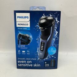 New Philips Norelco 3600 Wet or Dry Electric Shaver S3243/91