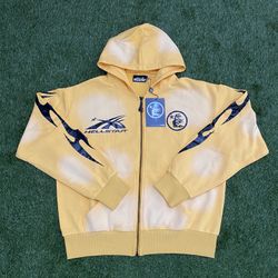 Yellow Hellstar Zip Up Jacket Size Small