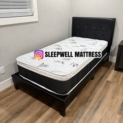 New Queen Bed Frame With Mattress