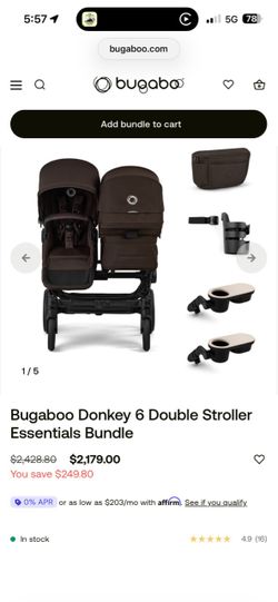 Bugaboo donkey 6 double stroller  *make an offer*