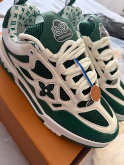 Louis Vuitton Skate Sneakers Green White