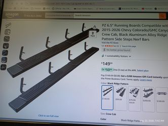 Chevy side step rails