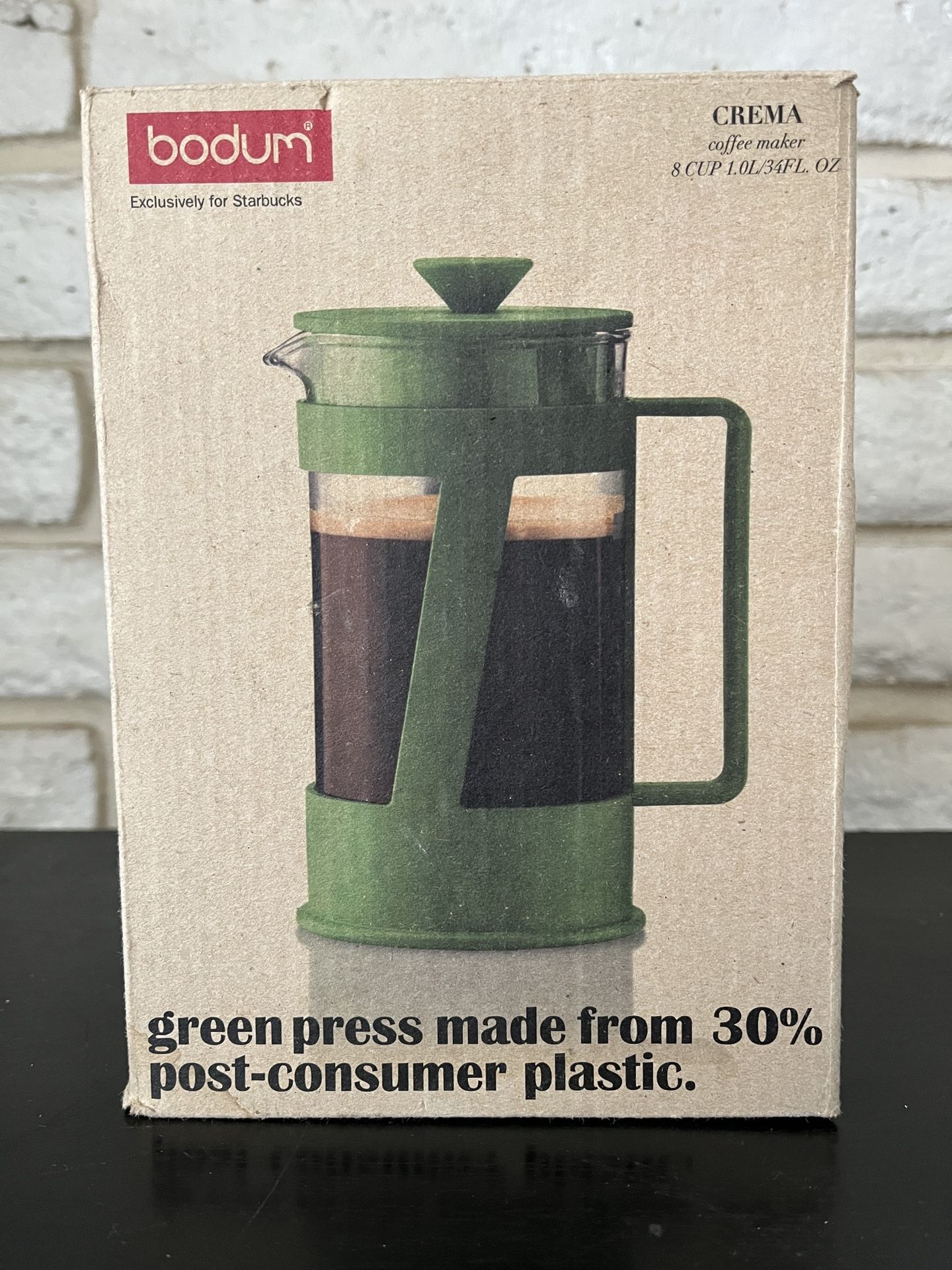 Bodum French Press Coffee Maker 8 Cup  Starbucks Edition NEW