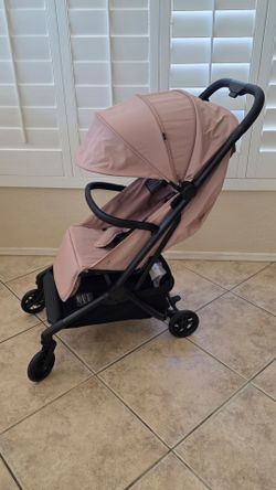 Brand New Mompush Velo Ultra-Compact Stroller (Mirage Pink)