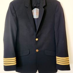 Airlines Pilot Jacket Captain/Commander 36 Reg, Avianca Or Other**See Desc  -  Saco De Piloto Capitán/Comandante 36 Reg Avianca O Otro **Vea Desc