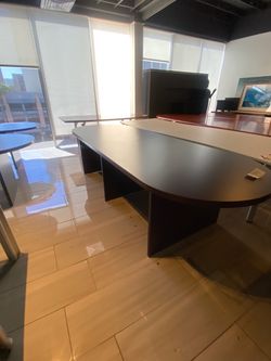 Conference table mahogany 10’