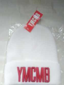 YMCMB Pure White/Red Lettering