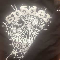 Black nd white spider hoodies