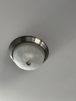 Ceiling Flush Dome Lights Excellent Condition 