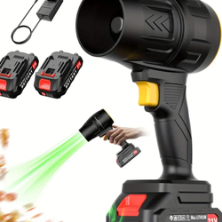 40000 RPM AIR BLOWER WITH 2 LITHIUM 21 VOLT BATTERIES