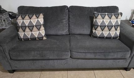 Couch For Sale Smoke Grey $150 OBO