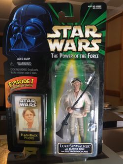 NEW - STAR WARS ACTION FIGURE Luke Skywalker The Power Of The Force