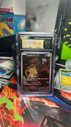 Pokemon Team Rockets Meowth CGC Pristine 10