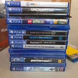 PS4 games. Price per game
