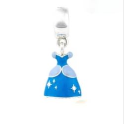 NEW Cinderella Dress Dangle Charm.  Bundle to save on shipping costs!  Please check out my other charms & other numerous items listed.  From a clean a