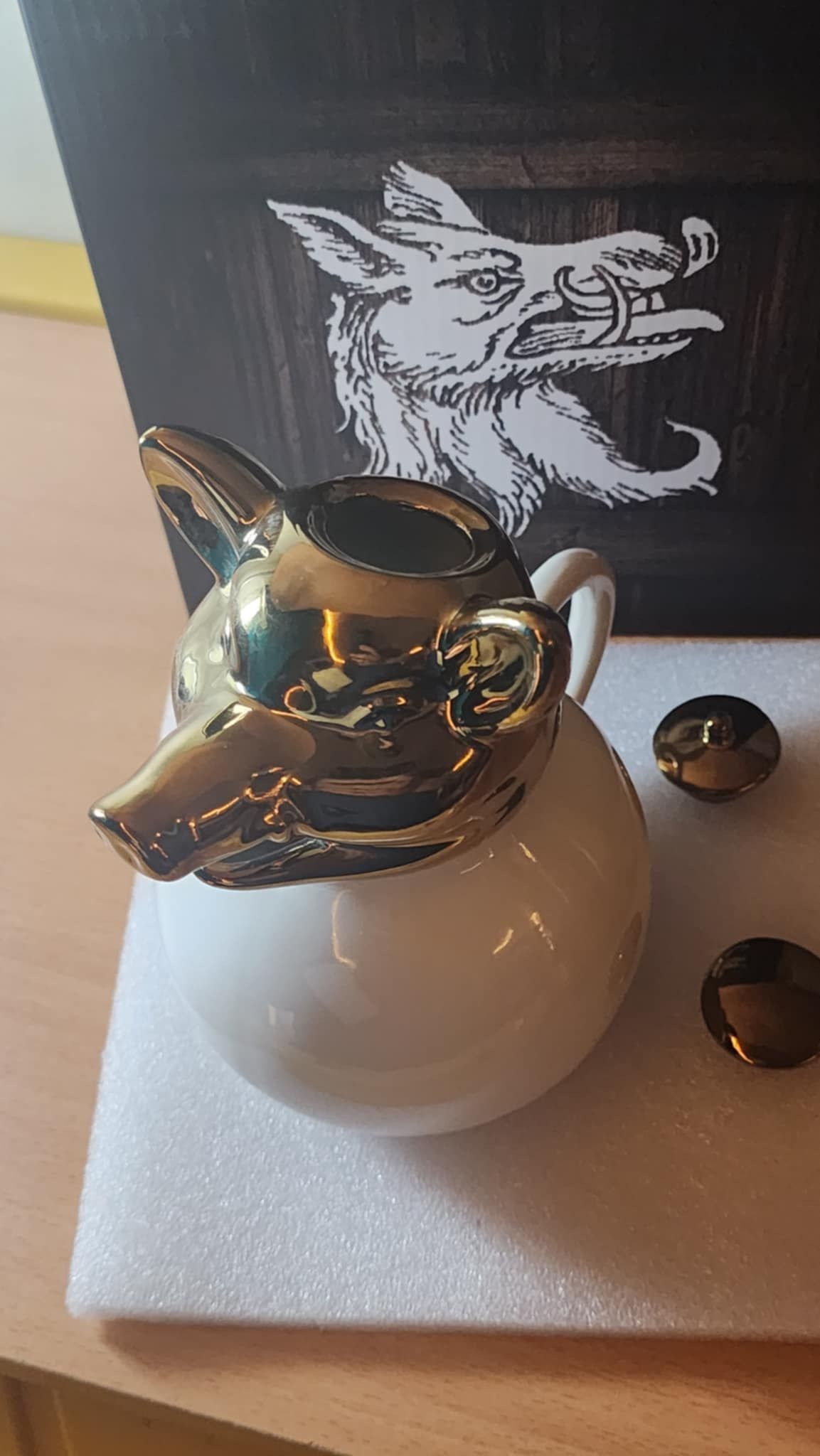 Wizarding Trunk Exclusive. Copper Kettle Cream Pourer. (Hogsmade Inspired)