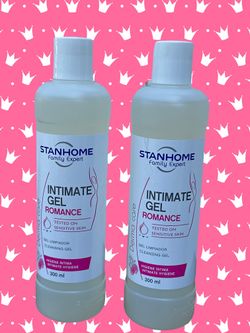 STANHOME CLEANSING GEL ROMANCE INTIMATE HYGIENE GEL WITH ROSE WATER 300ml